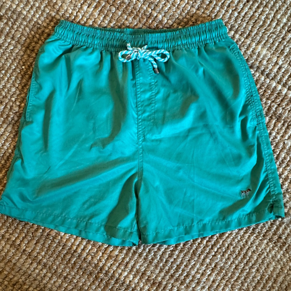 Southern Point Co. Swim Trunks | Size S | Teal Green